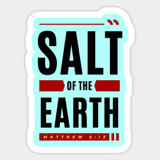 Salt Of The Earth | Christian Typography Sticker